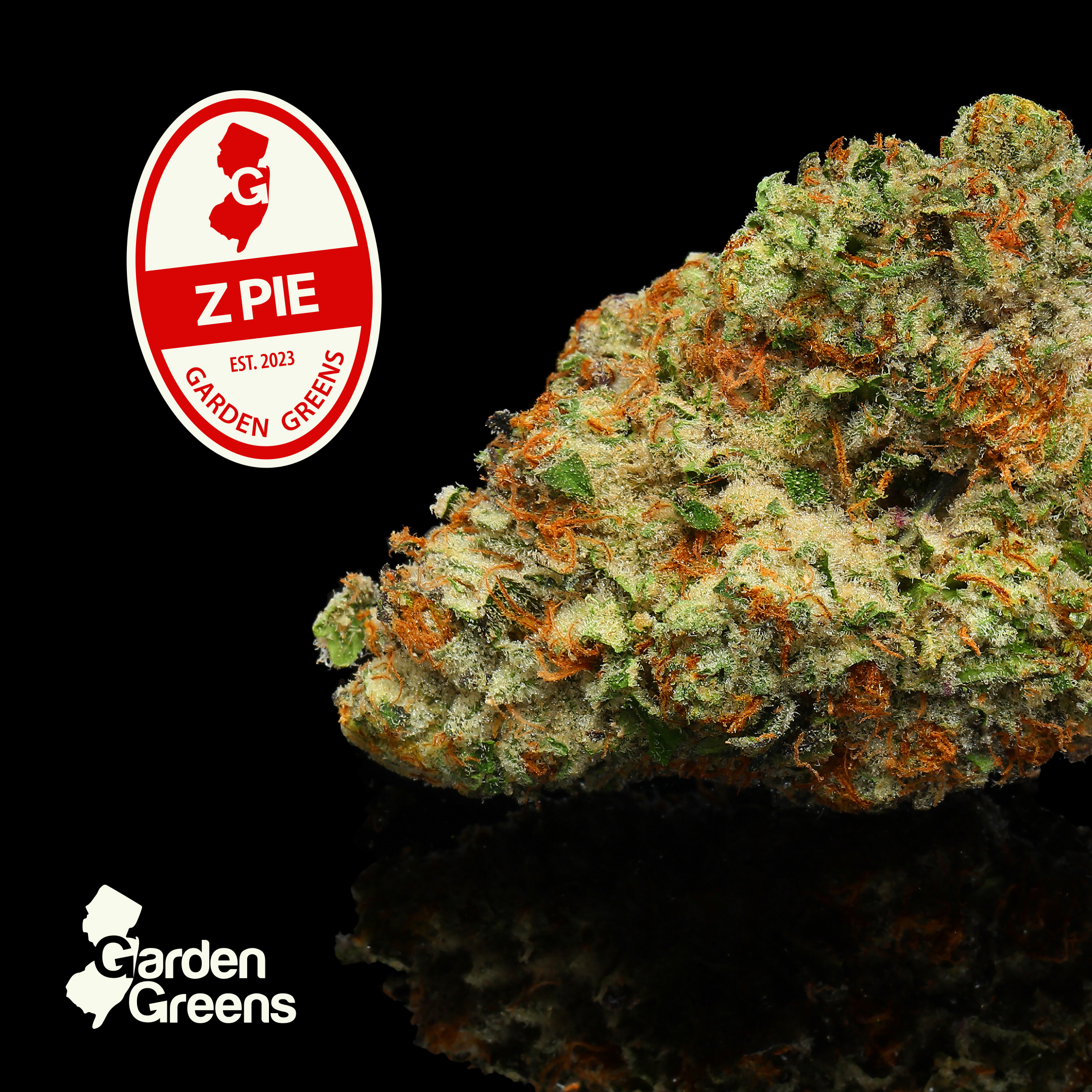 Photograph of Product: Garden Greens Z Pie Pre-rolls 5pk (REC)
