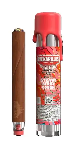Photograph of product: Packarillos | Strawberry Cough | Oui'd | Infused premium Mini Blunt