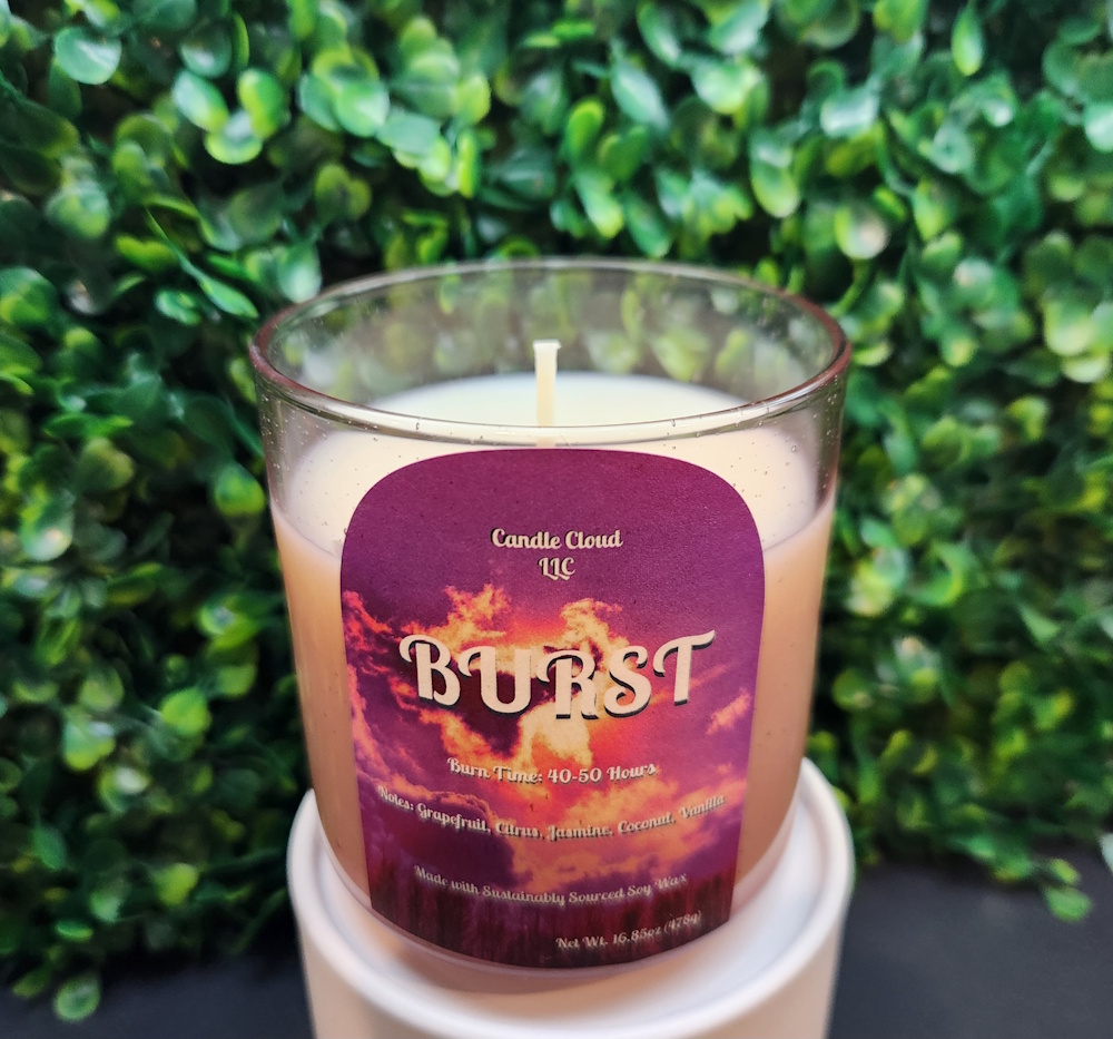 Photograph of product: Burst, by Candle Cloud LLC