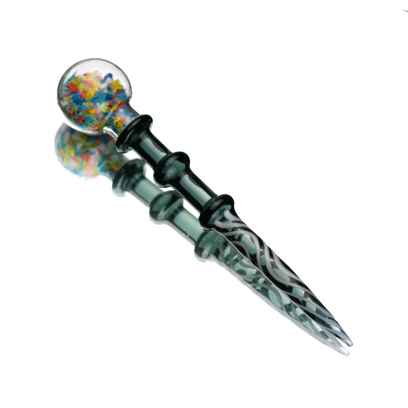Photograph of product: Candy Swirl Glass Dab Tool - Assorted Colors