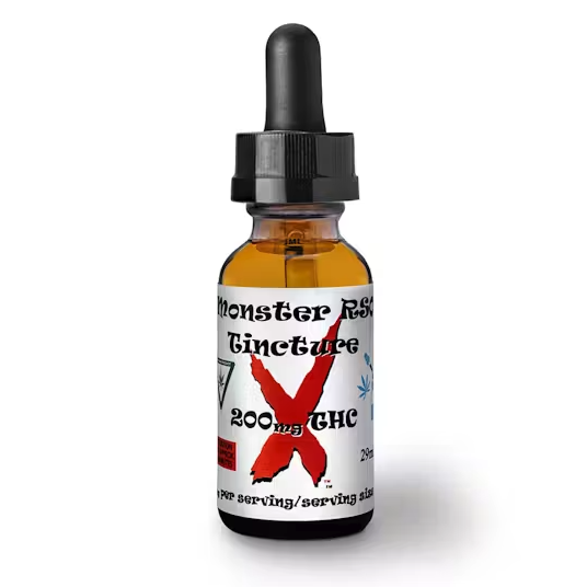 Photograph of product: Monster Xtracts 200mg RSO Tincture