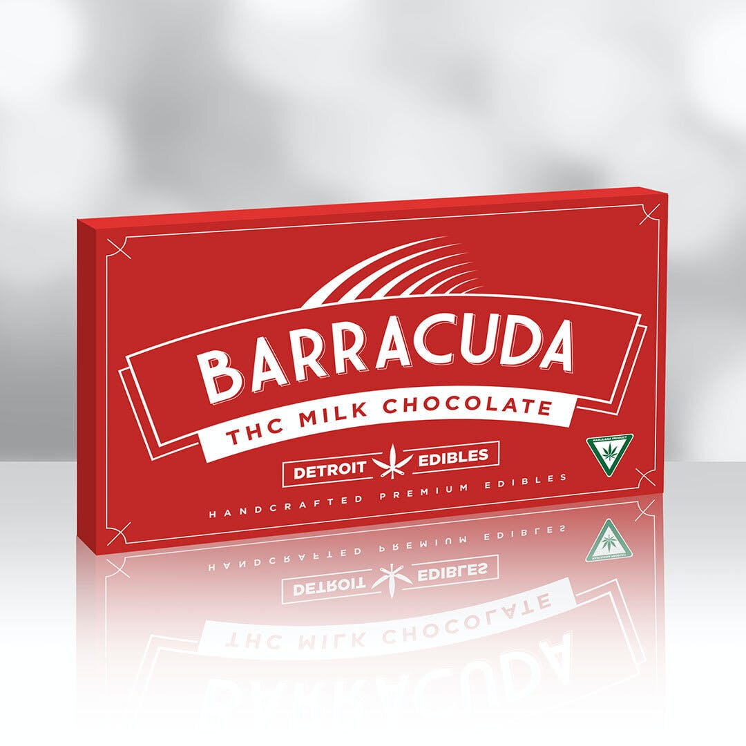Photograph of product: Barracuda | 1:1 Milk Chocolate | 200mg Bar | REC