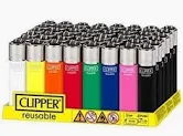 Photograph of product: Classic Large Clipper Lighter Assorted Colors and Styles