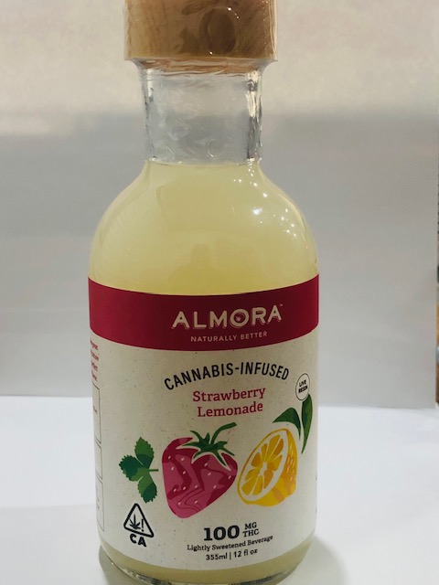 Photograph of product: STRAWERRY LEMONADE 100MG TH-oui  LIVE RESIN BEVERAGE - 3350 MG