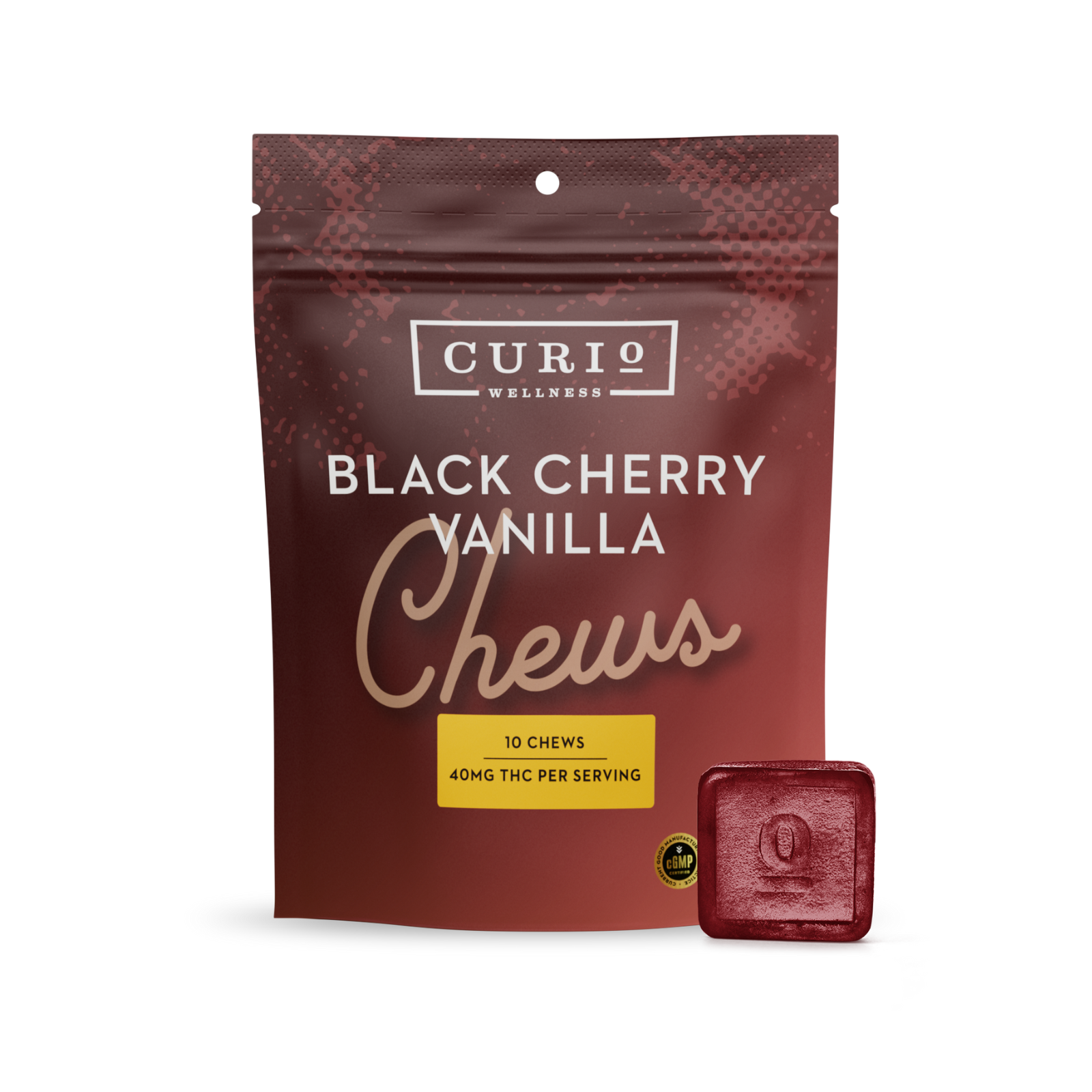 Photograph of product: Black Cherry Vanilla Chews | 40mg