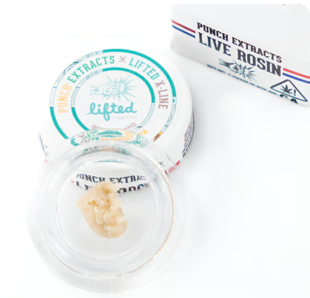 Photograph of product: Sour Sherb Petrol [H] Tier 4 Live Rosin Badder | Punch
