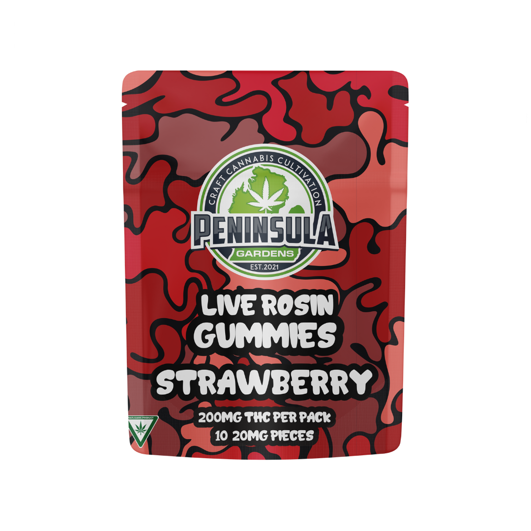 Photograph of Product: Peninsula - 200mg Gummies - Strawberry