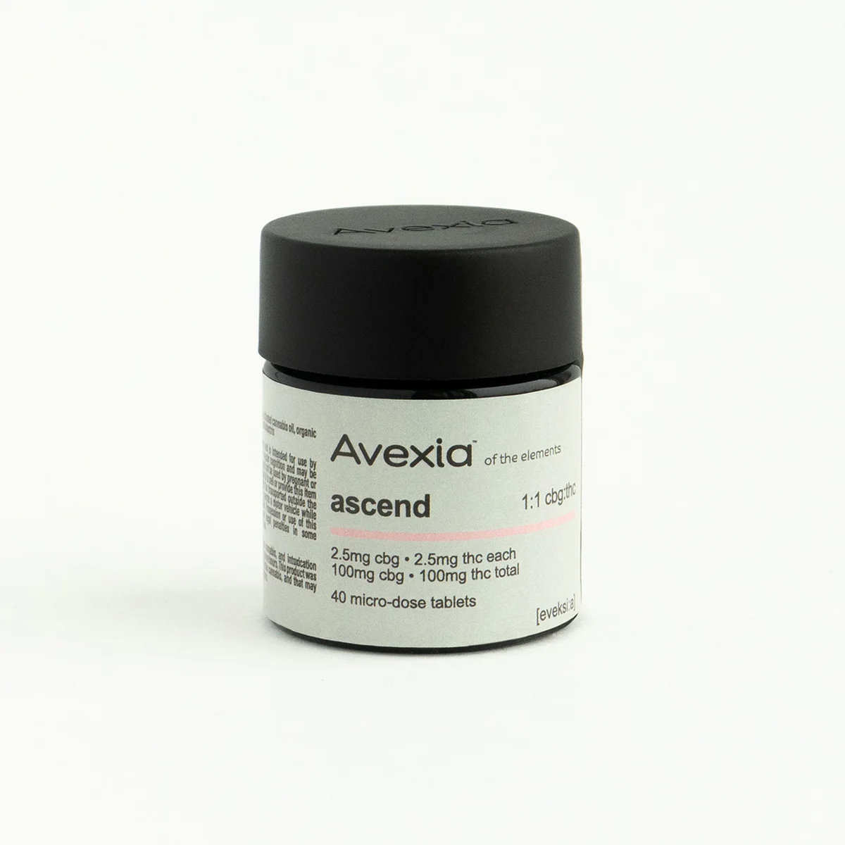 Photograph of product: Avexia | 40CT | Ascend Tablet 1:1 CBG:TH-oui