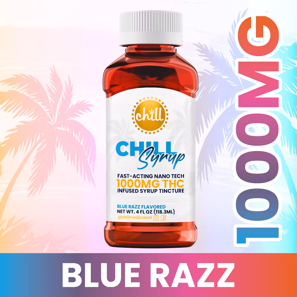 Photograph of product: Blue Razz I TH-oui Syrup I 1000mg