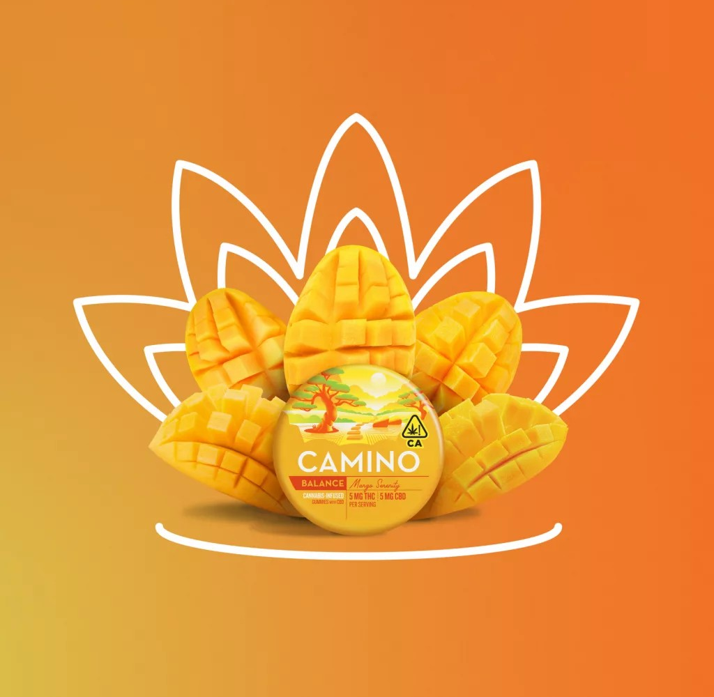 Photograph of product: Camino - 200mg Gummies - Mango (H)