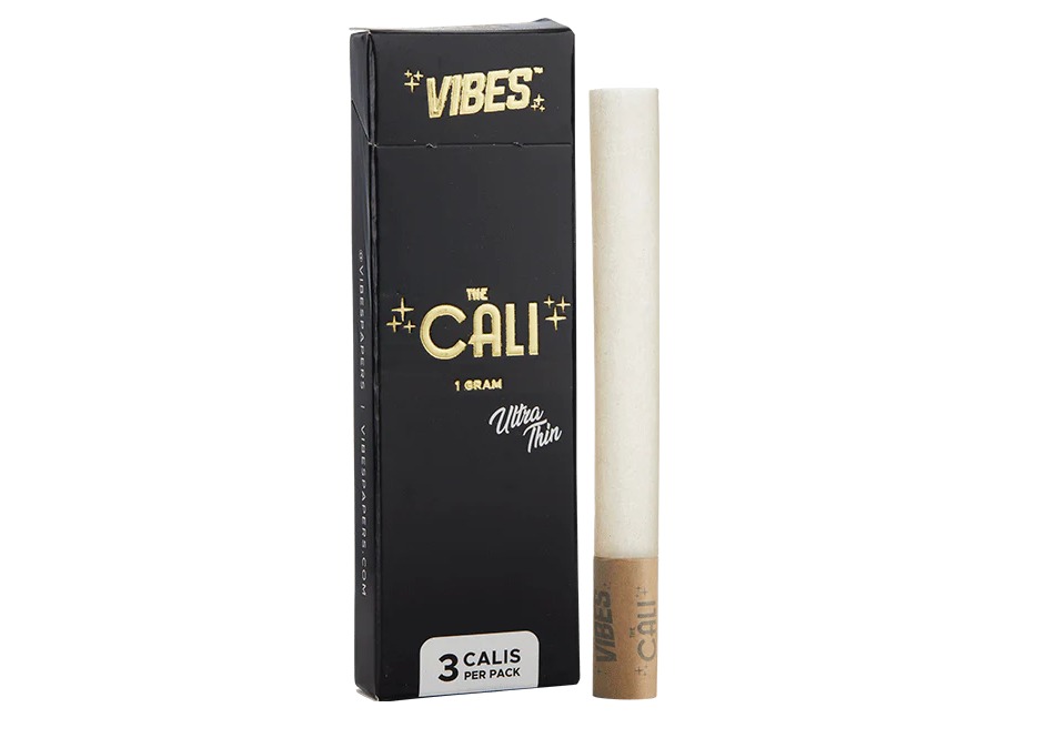 Photograph of product: Vibes - The Cali - 3 Pack Ultra Thin Cones (YBW)