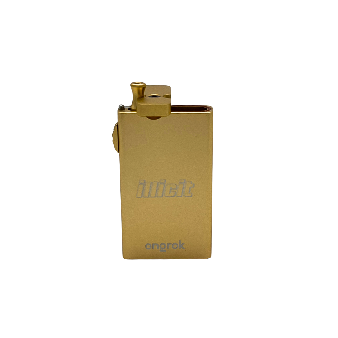 Photograph of product: Custom Illicit Aluminum Dugout | Gold