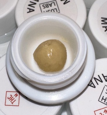 Photograph of product: LUSH LABS - DROID DROP COLD CURE LIVE ROSIN 1G HYBRID