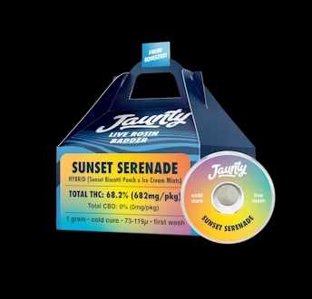 Photograph of product: Jaunty | Sunset Serenade | Live Rosin Badder | 1g