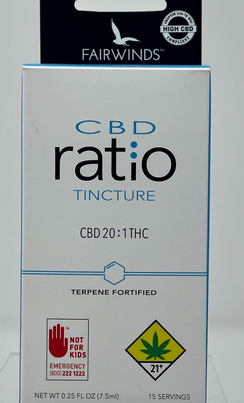 Photograph of product: FW Ratio 20:1 Tincture 0.26oz