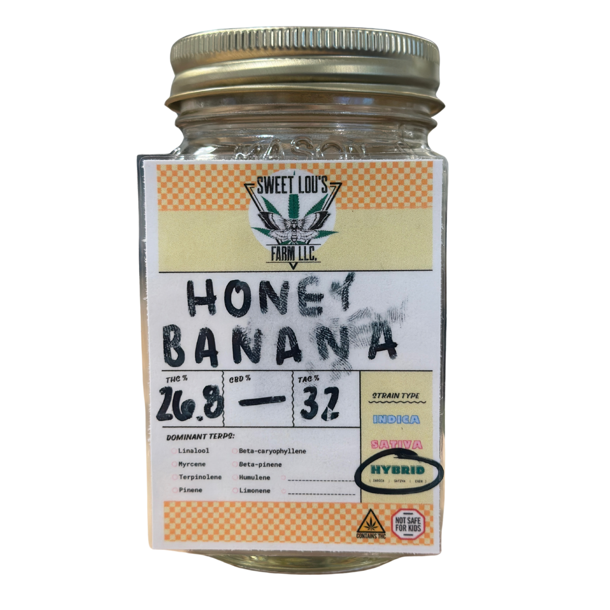 Photograph of product: Honey Banana | PreRoll | Flower Bar