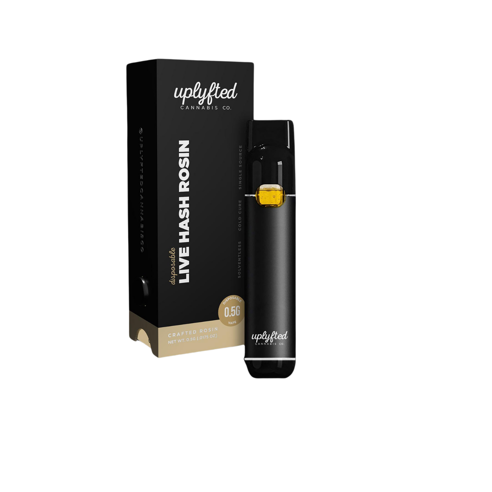 Photograph of product: Uplyfted - Live Rosin Disposable 0.5g - Honey Banana