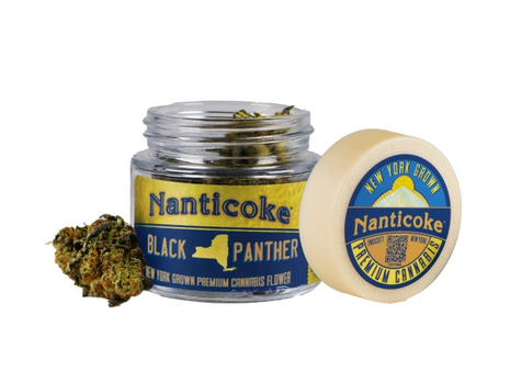 Photograph of product: Black Panther | 3.5 | Flower | Oui'd Dominant | Nanticoke - 3.5g