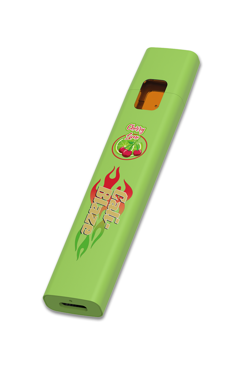 Photograph of product: Cali-Blaze Cherry Lime AIO 1g Disposable Vape