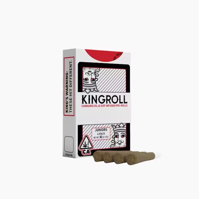 Photograph of product: Grandi Guava x Grapefruit Romulan Infused Kingroll 4pk - 