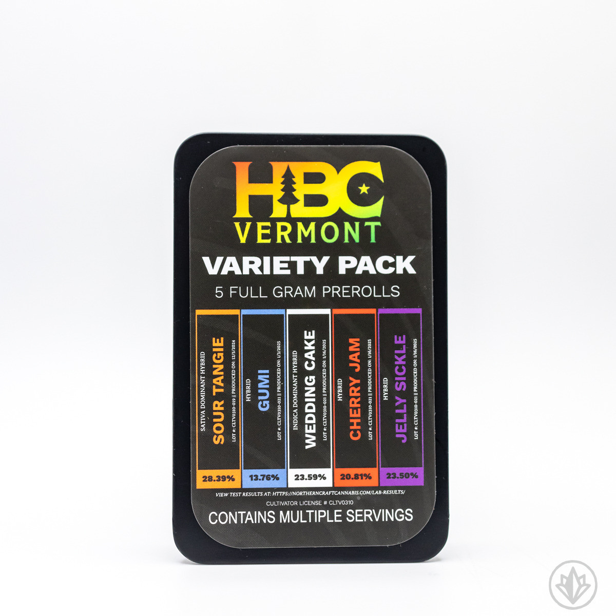Photograph of Product: Preroll 5pk - Variety Pack "HBC"