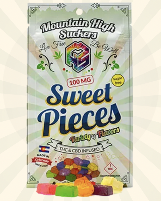 Photograph of product: MHS- Sugar Free Sweet Pieces - 100mg