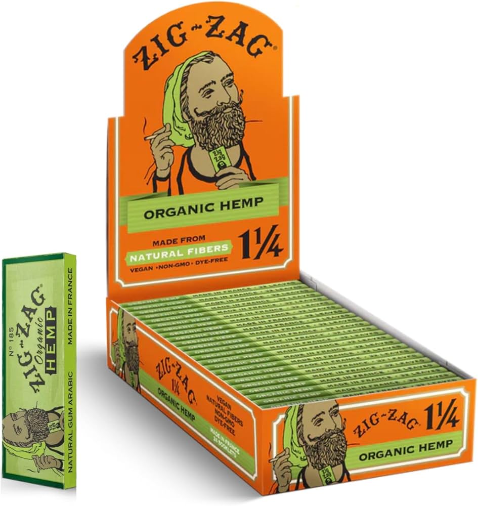 Photograph of product: Zig Zag - Organic Hemp 1 1/4 Papers