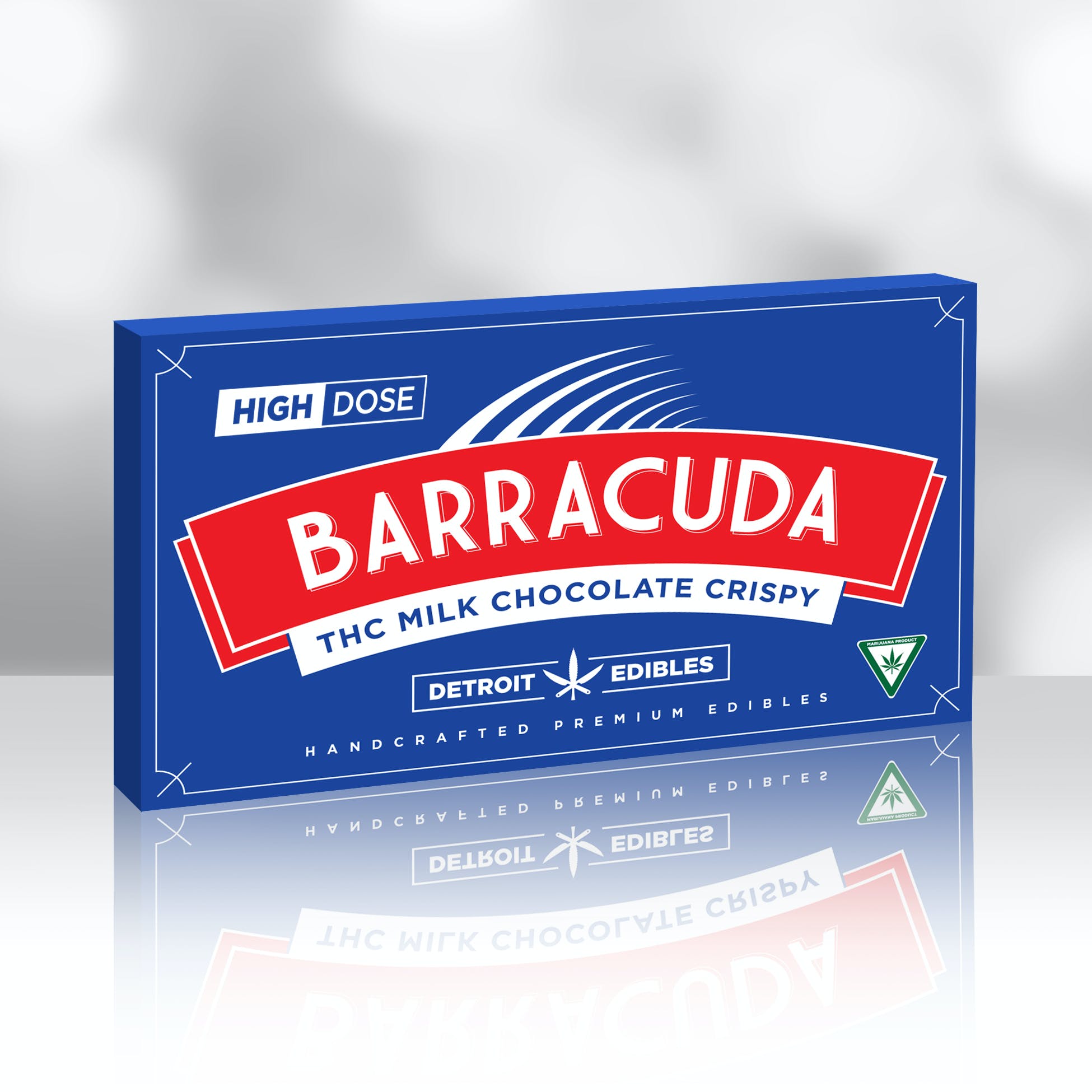 Photograph of product: Detroit Edibles - Barracuda Bar Milk Chocolate Crispy 200mg