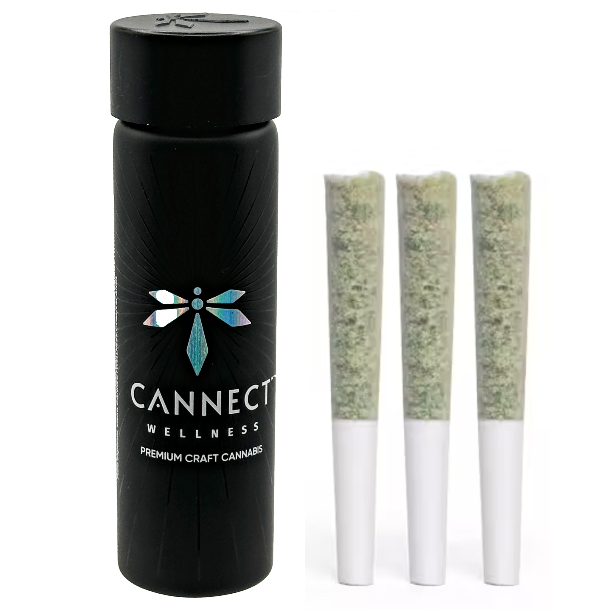 Photograph of product: Pre-Roll Pack | Cannect Wellness | Loud Mouth [3pk]