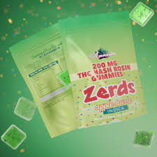 Photograph of product: Amnesia - 200mg Zerds au chocolat Rosin Gummies - Apple Burst