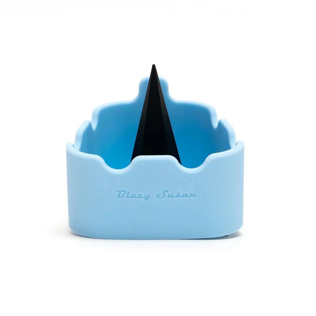 Photograph of product: Blazy Susan - Deluxe Silicone Ashtray and Bowl Cleaner -Blue