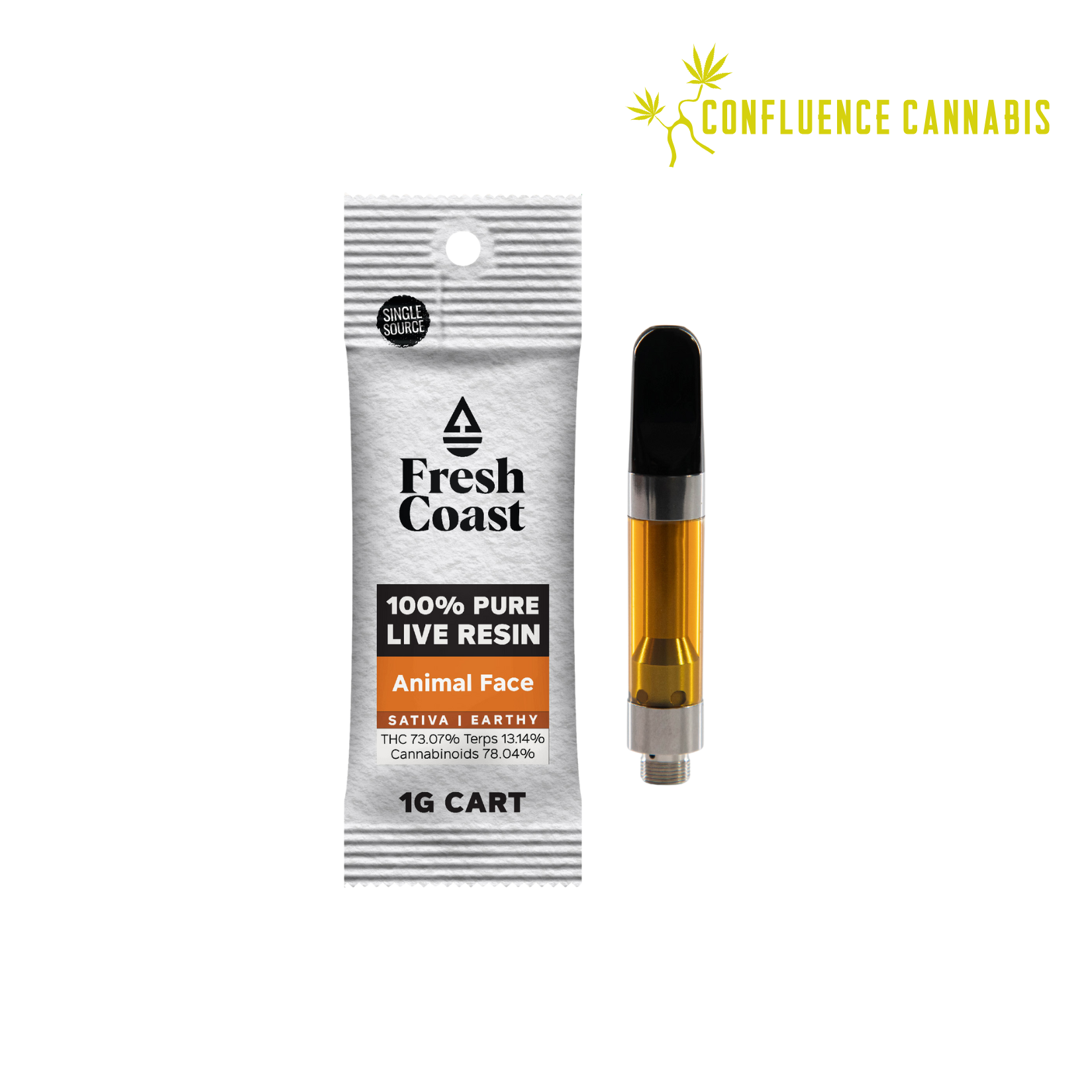 Photograph of product: Animal Face Live Resin Cartridge