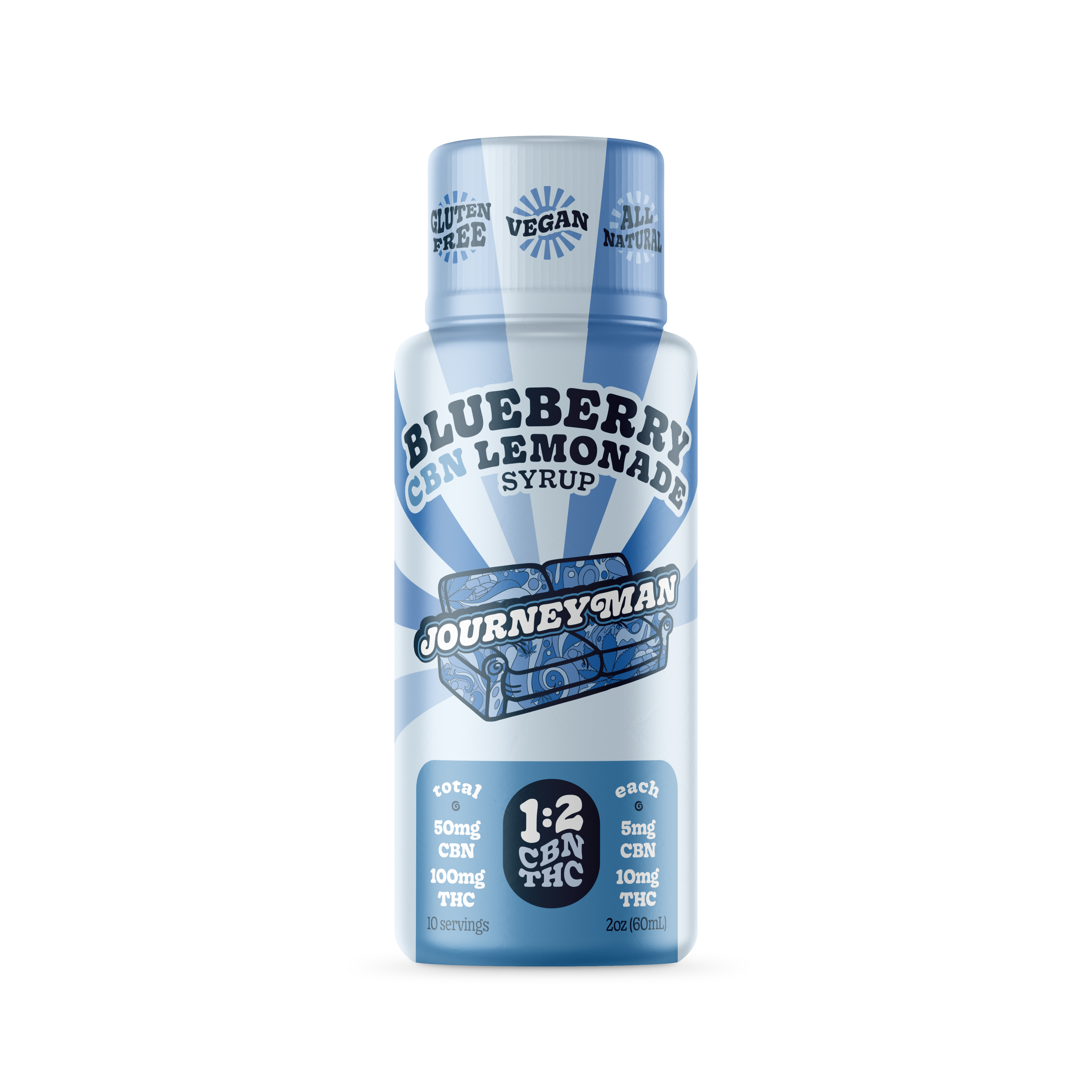 Photograph of product: Blueberry Lemonade | 1:2 CBN:TH-oui | TH-oui Shot