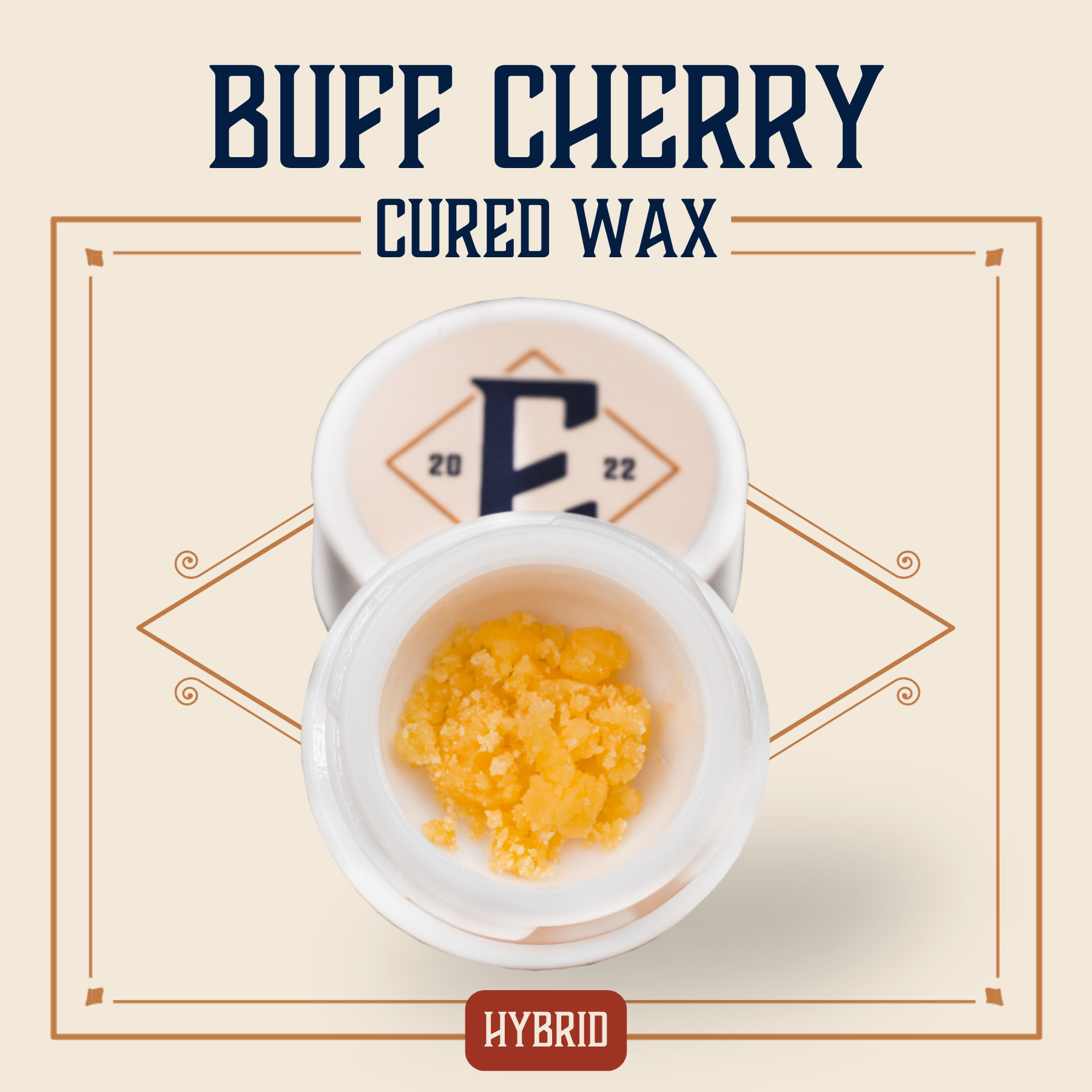 Photograph of product: Buff Cherry Cured Wax