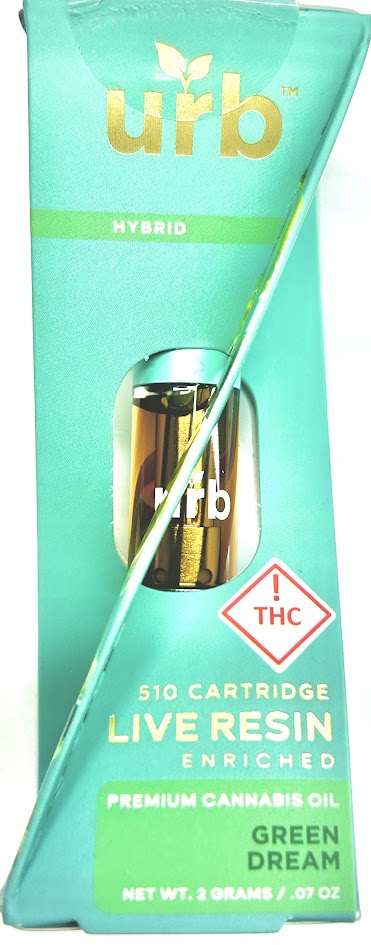 Photograph of product: Green Dream - Live Resin Enriched - Standard 510 Thread