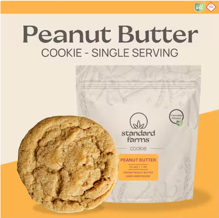 Photograph of product: Standard Farms | Peanut Butter Cookie 1pc | 10mg
