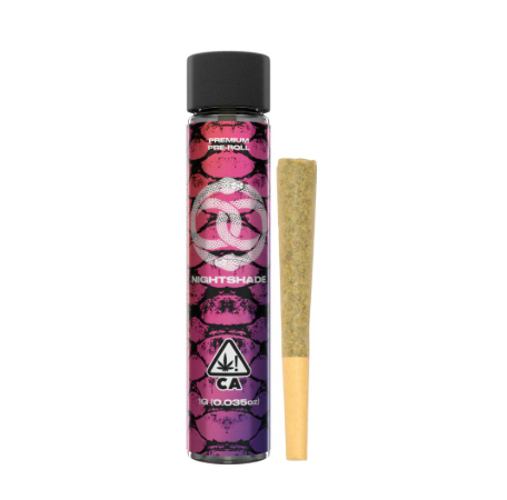 Photograph of product: NIGHTSHADE 1G INDOOR PREROLL