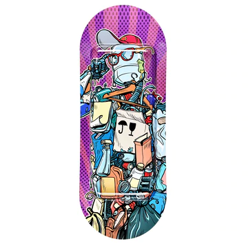 Photograph of product: Pulsar SK8Tray Metal Rolling Tray Garbage Man
