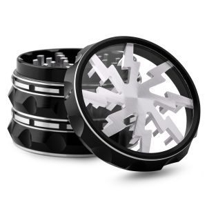 Photograph of product: Kozo Lightning 2.5" - Silver Grinder