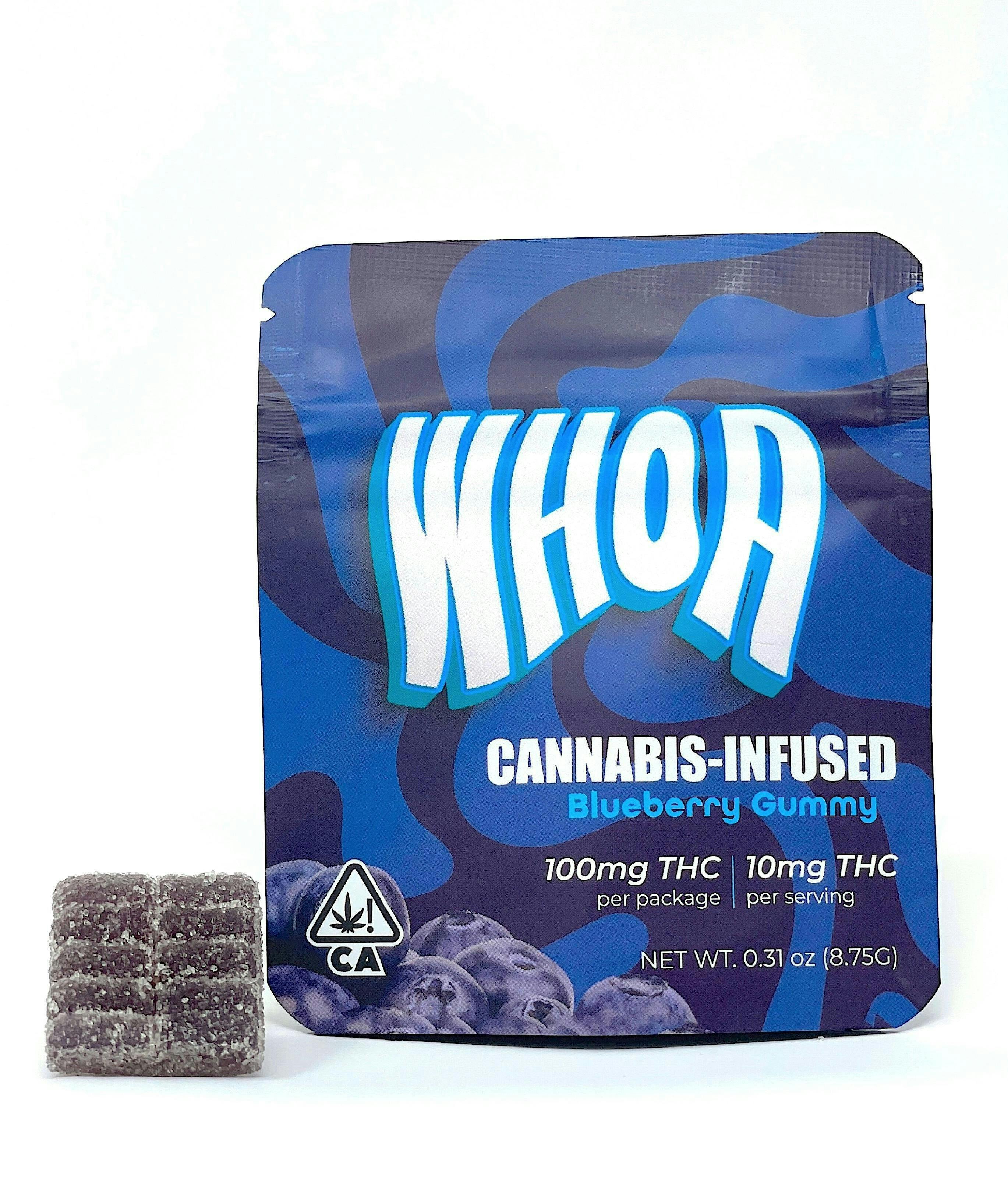 Photograph of product: 100mg Blueberry (Oui'd) Gummy $8