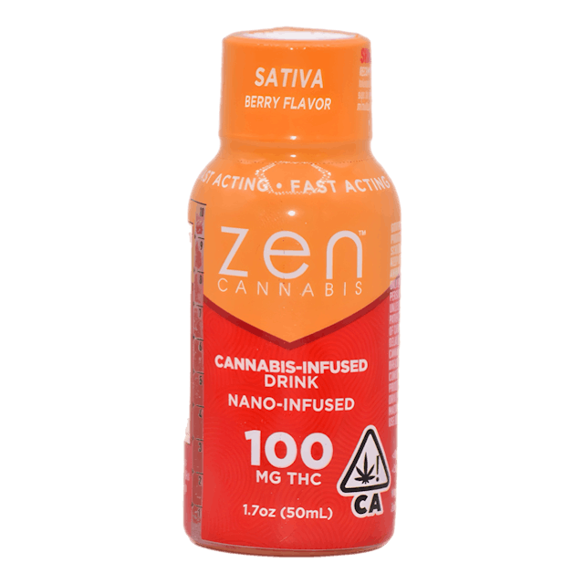 Photograph of Product: Sativa Berry Shot 100mg - 