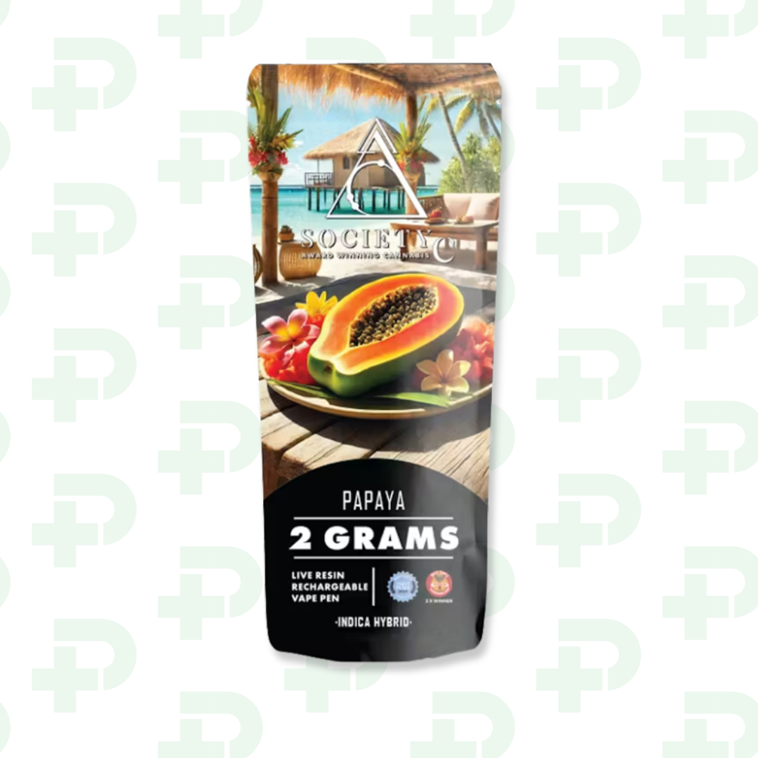 Photograph of product: Society C Live Resin Disposable - Papaya