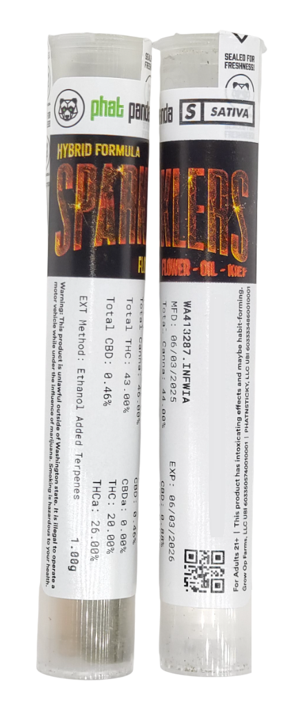 Photograph of product: Sparklers IPR Green Crack 2 x 0.5g