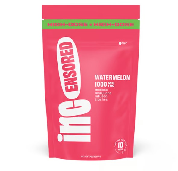 Photograph of product: 10ct/100mg Troches (Watermelon)