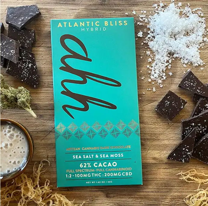 Photograph of product: Atlantic Bliss RSO Dark Chocolate Bar | 300mg - Ahh