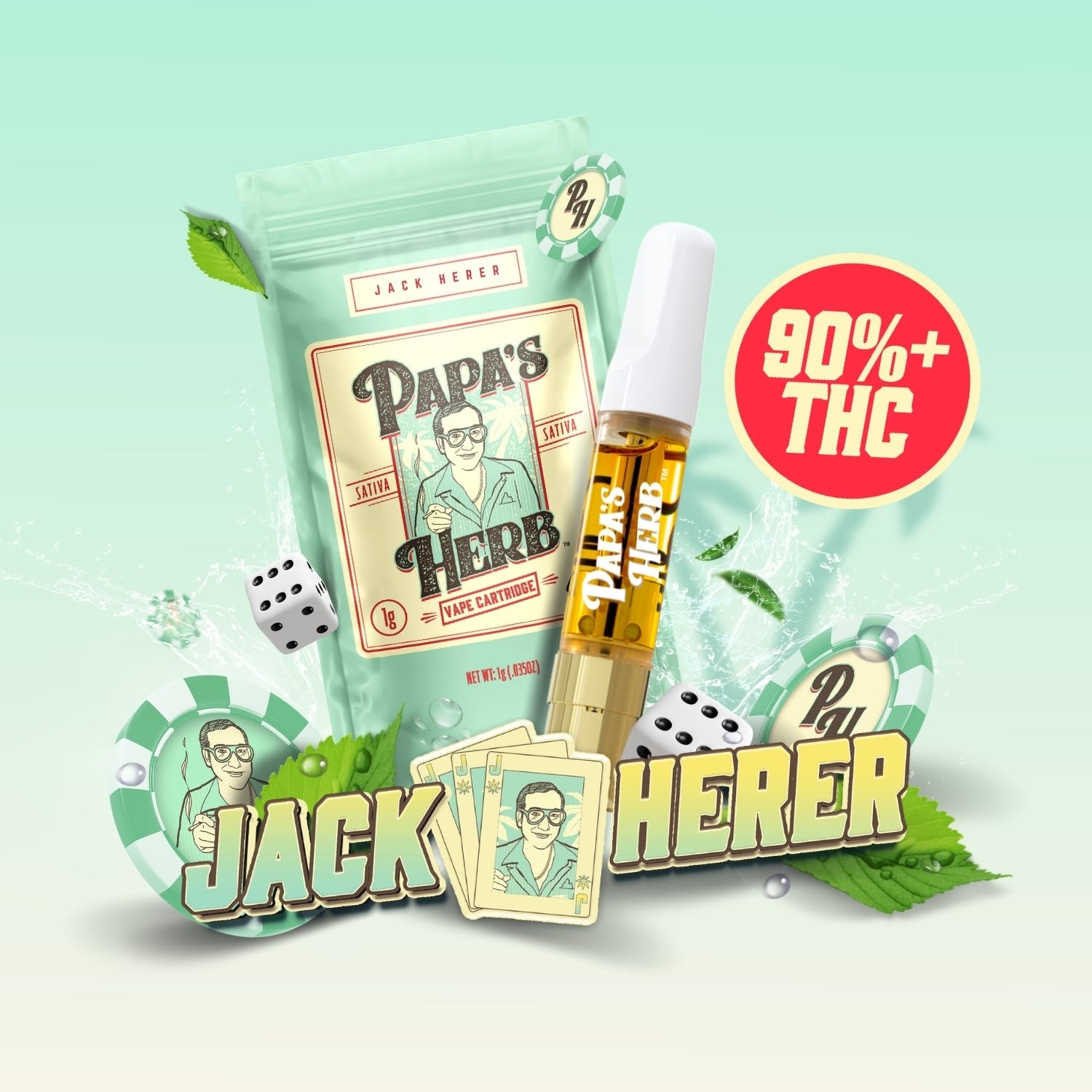 Photograph of product: Jack Herer - Cartridge 1g