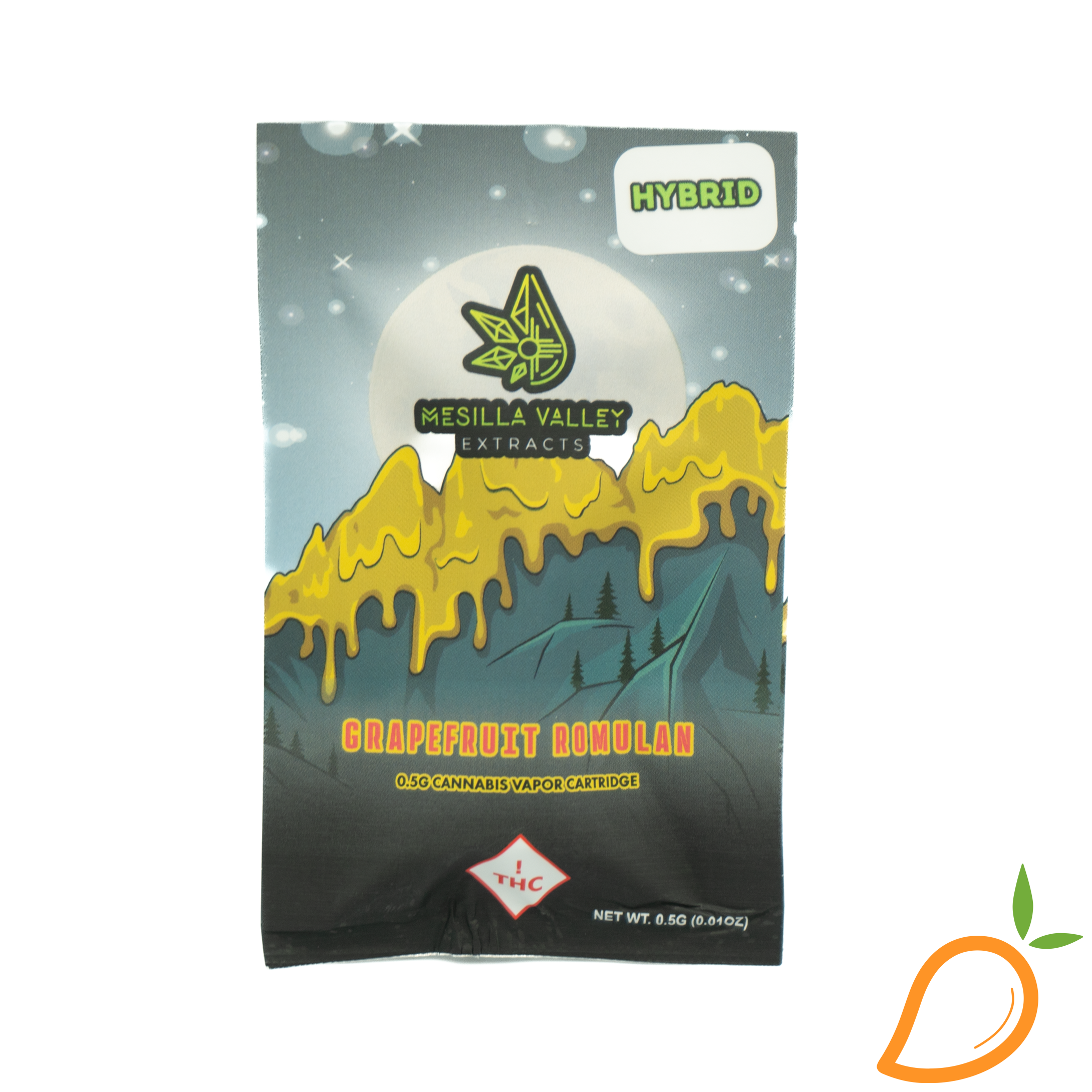 Photograph of product: 0.5g Grapefruit Romulan Vape Mesilla Valley