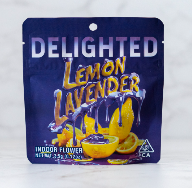 Photograph of product: Lemon Lavender (H) Indoor 3.5g 8th - Delighted