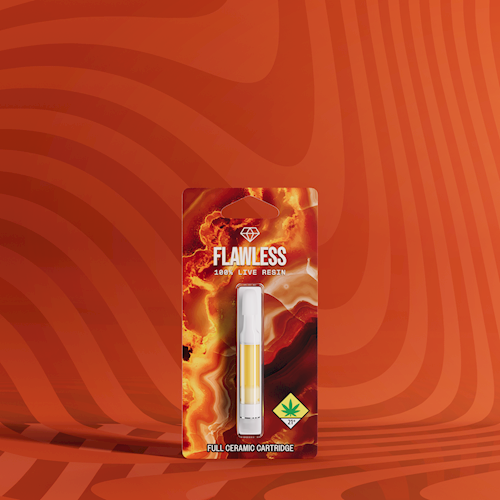 Photograph of product: Flawless | Strawberry Gary | Live Resin | Cartridge | DOH | 1g