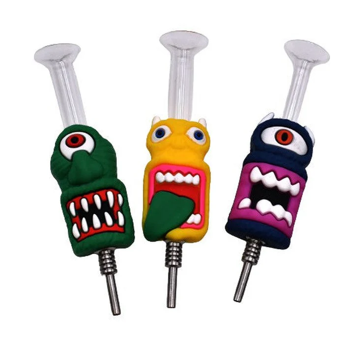 Photograph of product: 4.5" Monster Dab Straw - Designs May Vary